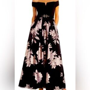 Eliza J floral ball gown